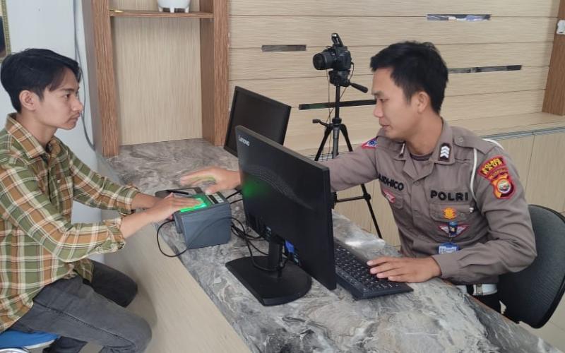 Polres Kaur Laksanakan Pelayanan Penerbitan SIM Setiap Hari Kerja 