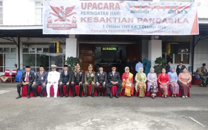 Kapolres Kaur Ikuti Upacara Kesaktian Pancasila 