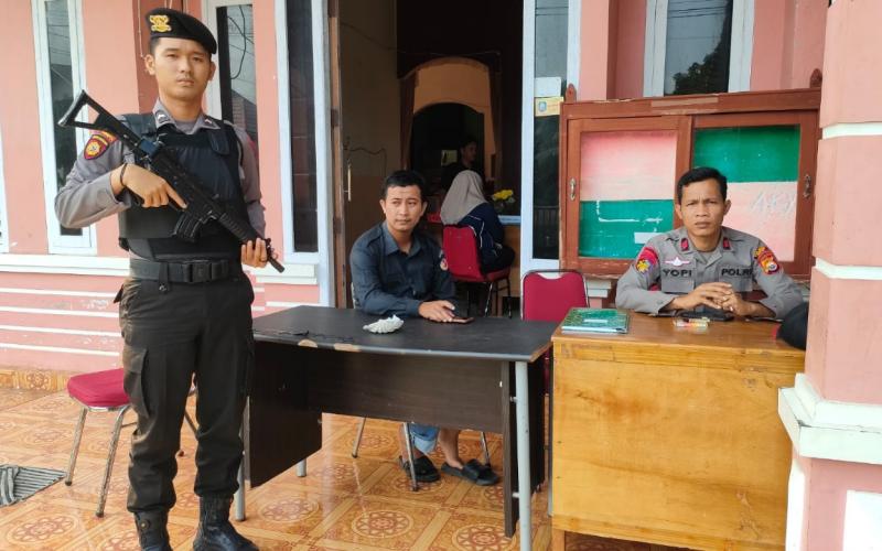 Berikan Rasa Aman, Personel Sat Samapta Patroli di Seputaran Objek Vital 