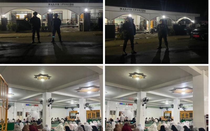 Sat Sampata Polresta Bengkulu Patroli di Masjid As Syuhada Kamtibmas Kondusif 