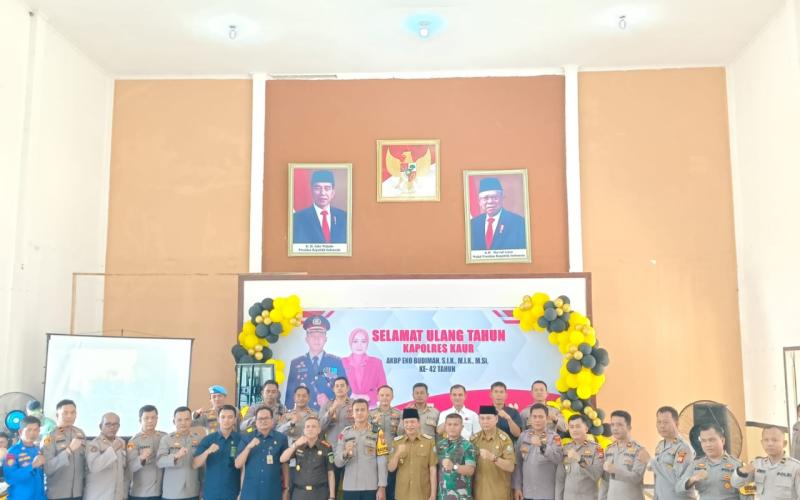 Rayakan Ulang Tahun Ke 42, Kapolres Kaur Mintak Stake Holder Pererat dan Jalin Sinergi Dalam Membangun dan Mengamankan Kaur