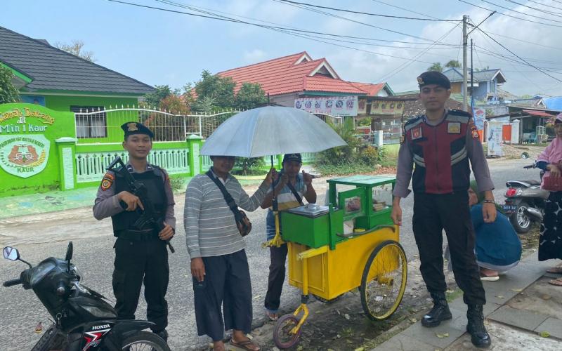 Cegah Aksi Kejahatan yang Meresahkan Masyarakat, Satsamapta Polres Kaur Tingkatkan Patroli