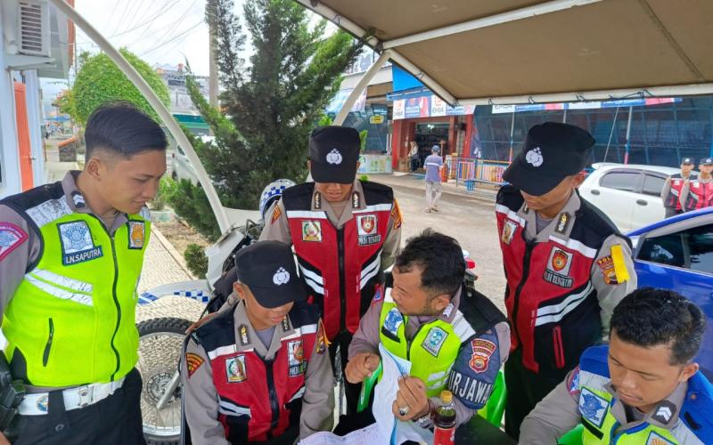 Siswa Latja SPN Polda Bengkulu di Polres Kepahiang Laksanakan Kegiatan Pembelajaran Fungsi Teknis Kepolisan