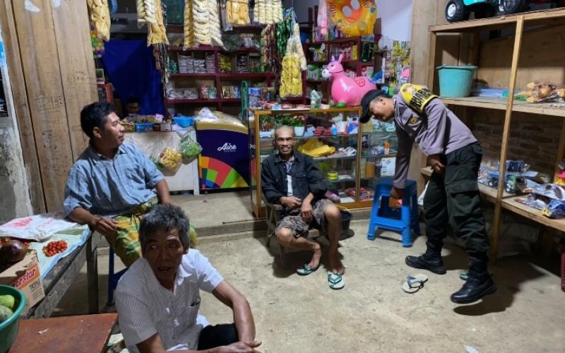 Polsek Muara Sahung Patroli KRYD Cek Keamanan di Seputaran Wilkum 