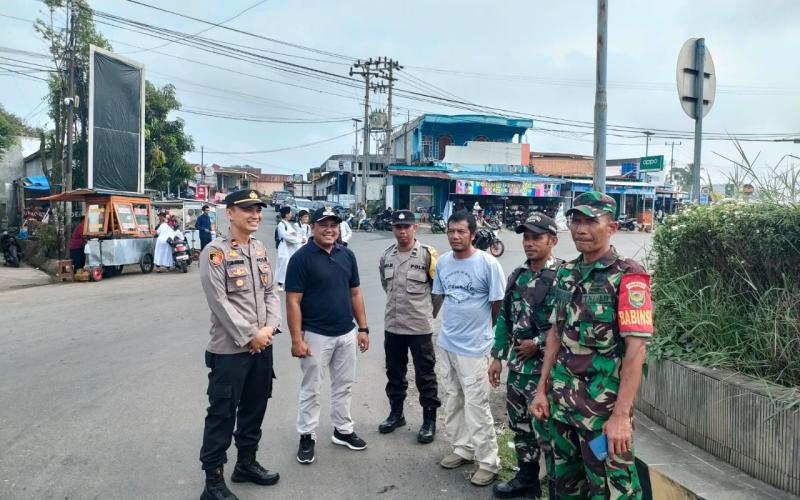 Kapolsek Ketahun Bersama Personel Kawal dan Berikan Pengamanan Aksi Bela Palestina 