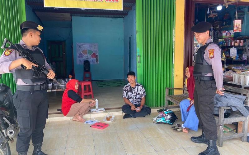 Cegah Kriminal, Personel Sat Samapta Polres Kaur Lakukan Pengamanan di Obvit 