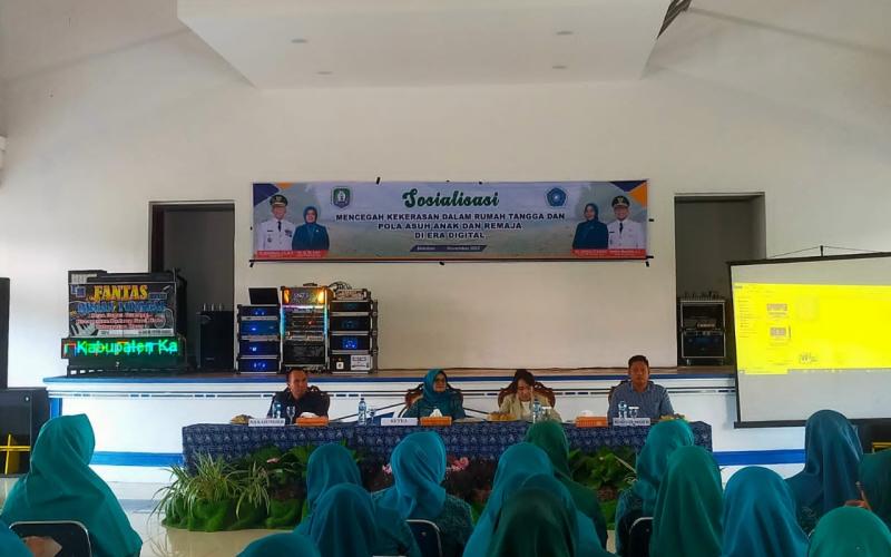 Kasat Reskrim Polres Kaur Hadiri dan Menjadi Narasumber Kegiatan Sosialisasi Kekerasan Dalam Rumah Tangga dan Pola Asuh Anak 