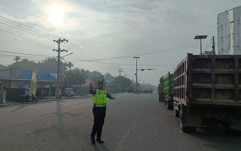 Masuki Tahapan Kampanye Pemilu, Satgas OMB Kamseltibcar Lantas Polres Mukomuko Tingkatkan Patroli dan Pengaturan Arus Lalin 