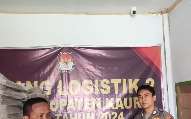 OMB Nala 2023 Polres Kaur Patroli di Gudang Logistik 1,2, dan 3 KPUD 