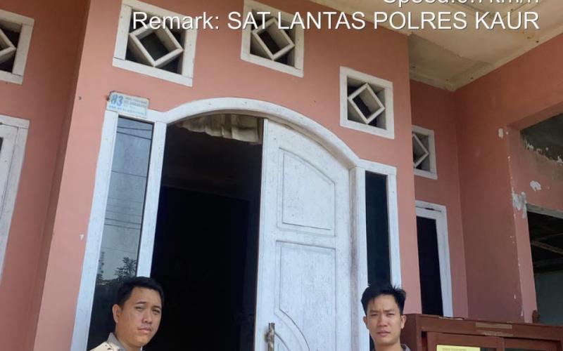 Secara Berkala, Personel OMB Nala 2023 Polres Kaur Patroli di Kantor Bawaslu 