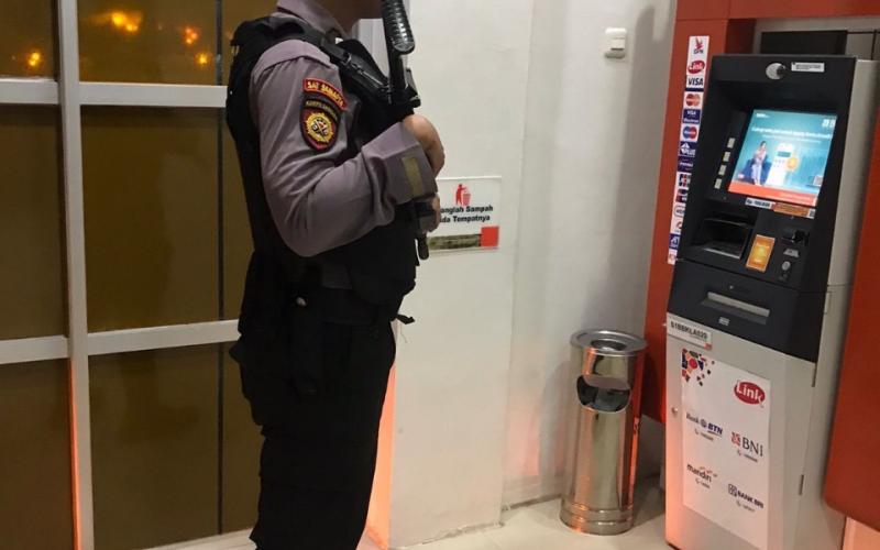 Patroli Pengecekan Objek Vital, Polres Kaur Cek Situasi dan Kondisi Diseputaran ATM 