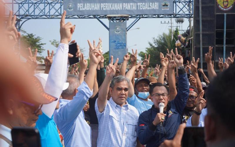 Hadiri Deklarasi Nelayan Tegal, Muzani: Apa yang Diharapkan Nelayan akan Diperjuangkan Prabowo