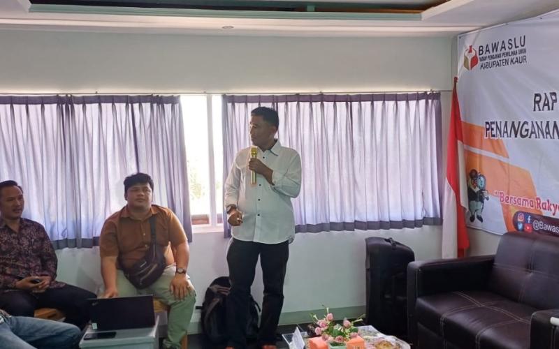 Kasat Reskrim Polres Kaur Ikuti Rapat Kerja Teknis Penanganan Pelanggaran Pemilu Tahun 2024