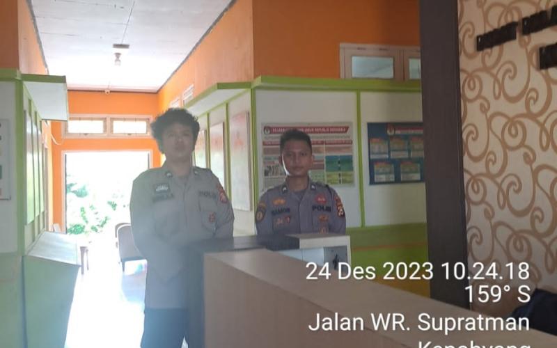 Antisipasi Gangguan Sitkamtibmas, Polres Kaur Patroli di Seputaran Kantor KPUD 