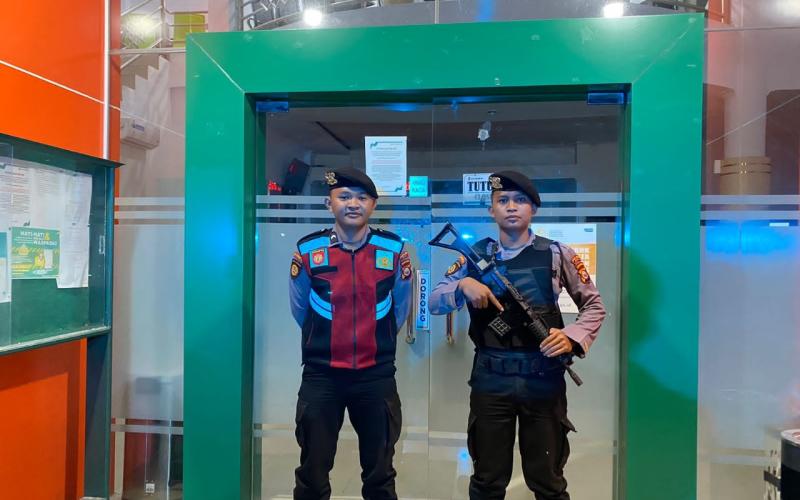 Cek Anjungan Tunai Mandiri di Wilayah Hukum, Sat Samapta Berikan Pengamanan 