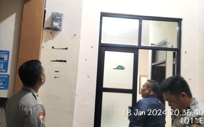 Dalam Rangka Patroli OMB, Polres Kaur Patroli di Kantor Bawaslu 