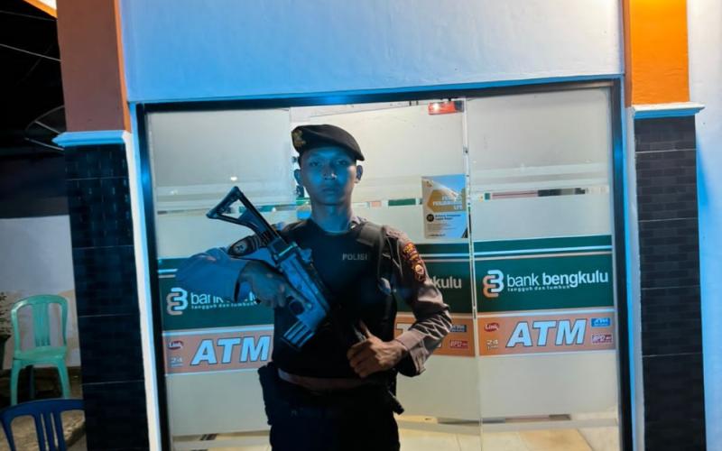 Patroli Pengecekan Objek Vital, Sat Samapta Polres Kaur Lakukan Pengamanan 