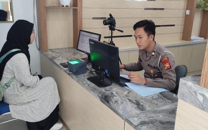 Sat Lantas Polres Kaur Berikan Pelayanan Penerbitan SIM 