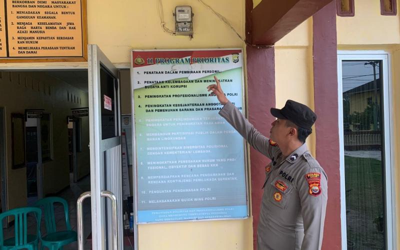 Tingkatkan Kewaspadaan, Polsek Jajaran Polres Kaur Cek Listrik Mako