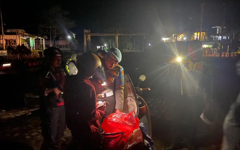 Tekan Angka Penyakit Masyarakat, Polres Kaur Patroli KRYD  