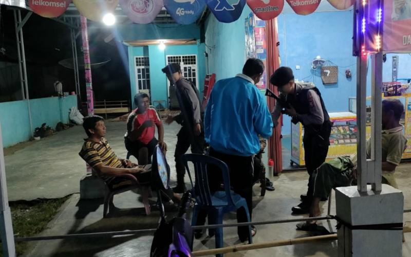 Pantau Situasai Seputaran Wilkum, Sat Samapta Polres Kaur Patroli Rutin 