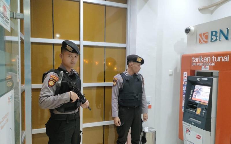 Sat Samapata Polres Kaur Patroli, Cek Situasi Kondisi di Seputaran ATM 