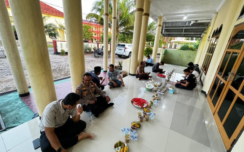 Pererat Silahturahmi, Personel Polres Kaur Gelar Buka Puasa Bersama 