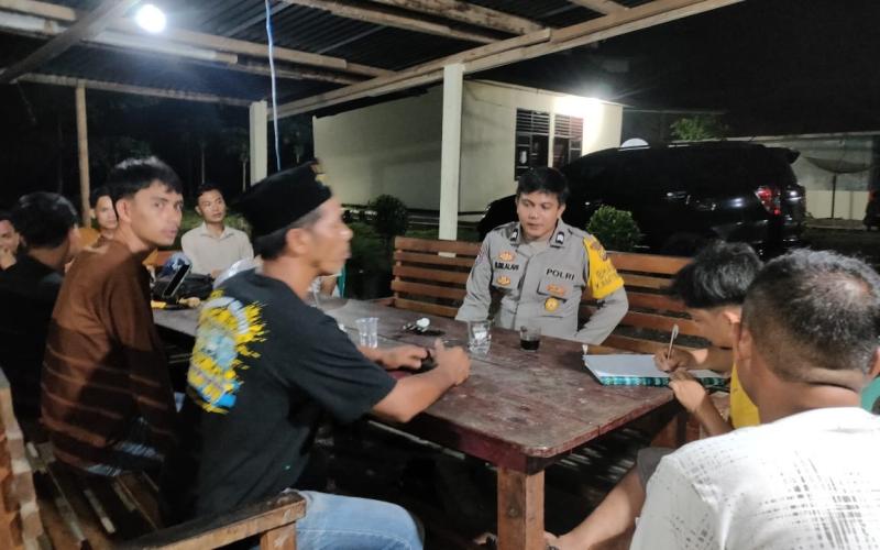 Problem Solving, Bhabinkamtibmas Polsek V Koto Damaikan Kesalahpahaman Berujung Perkelahian Warga Binaan 