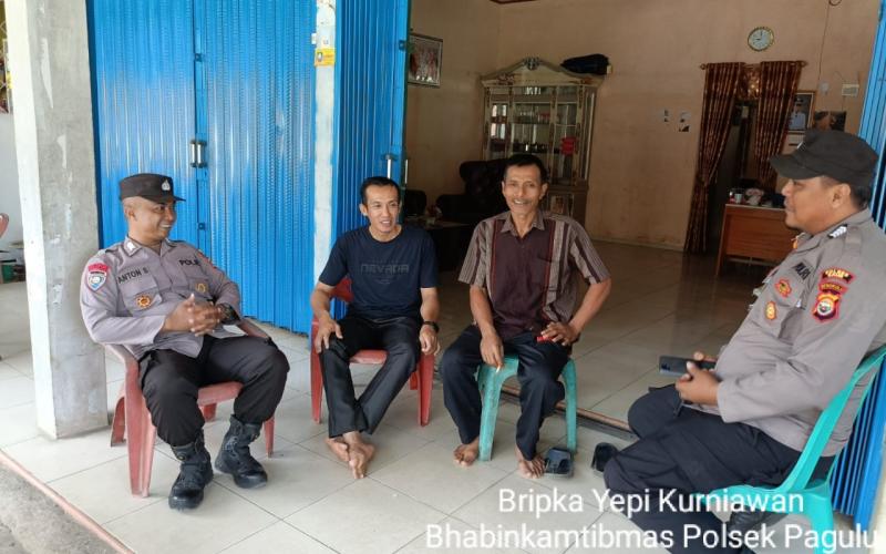Sambangi Kantor KPUD, dan Gudang Logistik, Polres Kaur Cegah Gangguan Kamtibmas 