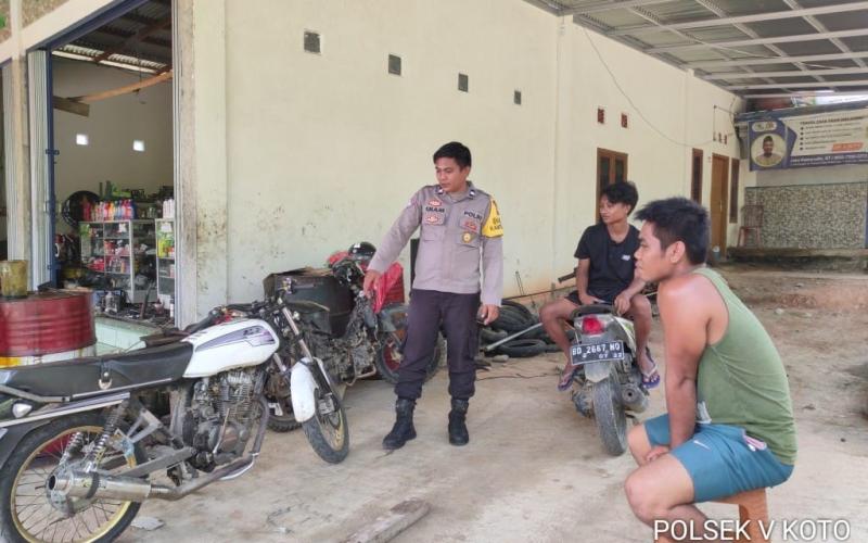 Antisipasi Kejahatan 3C, Polsek V Koto Tingkatakan Patroli KRYD 