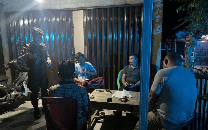 Patroli Presisi, Personel Sat Samapta Polres Kaur  Pantau Seputaran Wilkum      