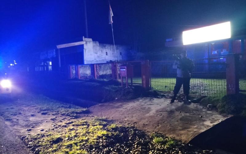 Polsek Kaur Utara Patroli Keliling Cek Situasi Kamtibmas  