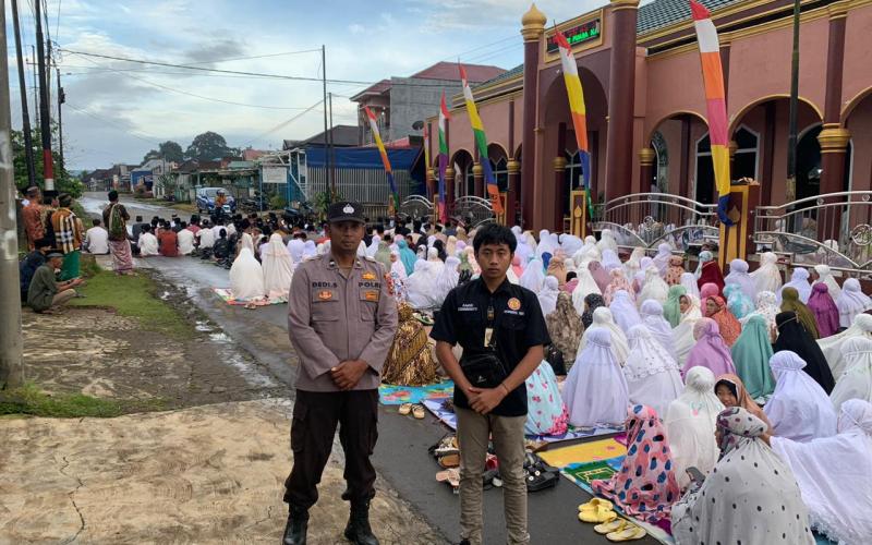 Polres Kepahiang Laksanakan Pengamanan Sholat Idul Fitri 