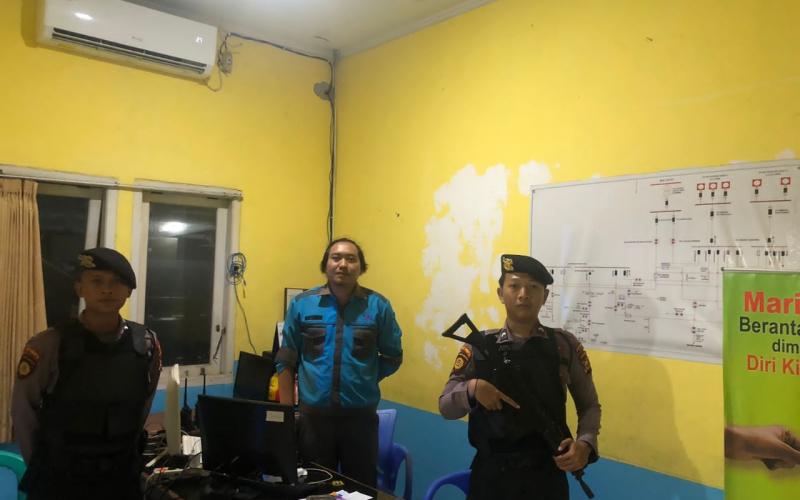 Patroli Presisi Personel Sat Samapta Polres Kaur Pantau Sitkamtibmas di Seputaran Wilkum 