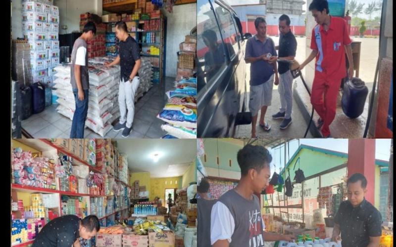 Pasca Lebaran, Unit II Ekonomi Sat Intelkam Polres Kaur Monitoring Harga dan Ketersedian Bahan Pokok