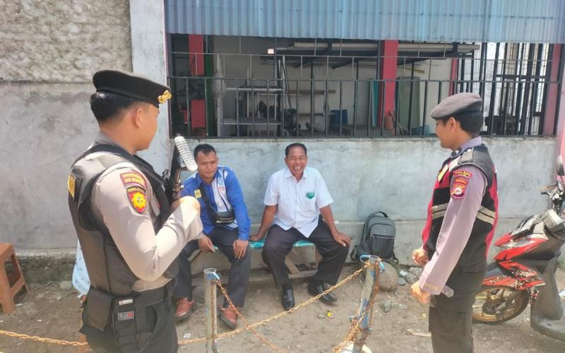 Patroli Presisi Personel Sat Samapta Polres Kaur Sambangi Tempat Rawan Kamtibmas       