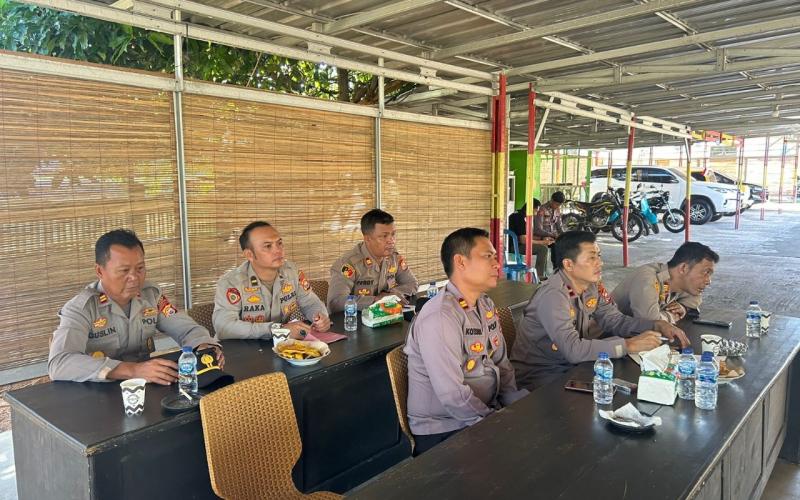 Gelar Anev Mingguan, Kapolres Sampaikan Imbauan Kamtibmas Jelang Pilkada 2024 