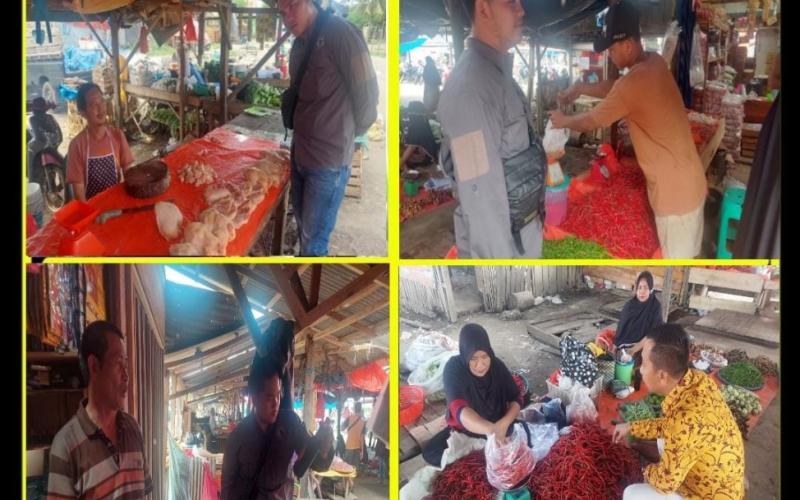 Polres Kaur Pantau dan Monitoring Stabilitas Harga Bahan Pokok  
