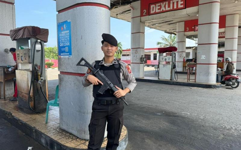 Polres Kaur Polda Bengkulu Melakukan Patroli Presisi Pantau Situasi Kamtibmas 