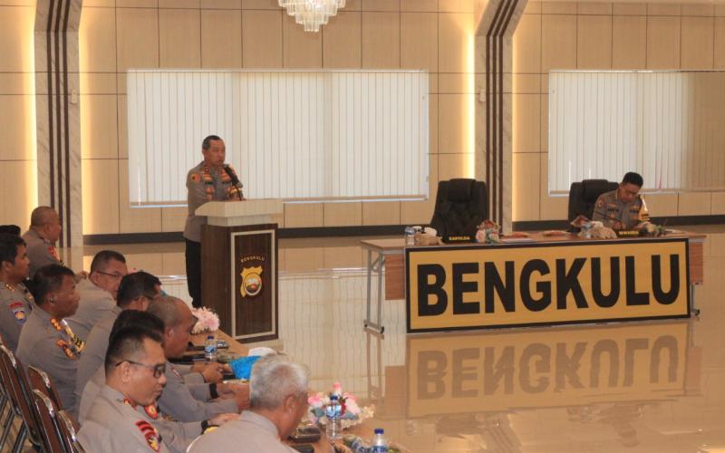 Kapolda Bengkulu Pimpin Gelar Operasional TW 1 Tahun 2024