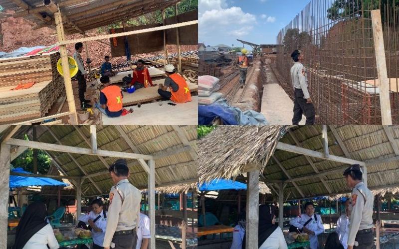 Patroli Mobiling, Personel Satsamapta Polresta Bengkulu Sampaikan Pesan dan Imbauan Kamtibmas 
