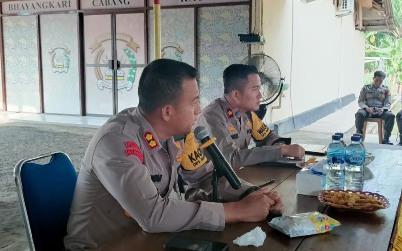 Evaluasi Kinerja, Kapolres Kaur Pimpin Anev Mingguan 