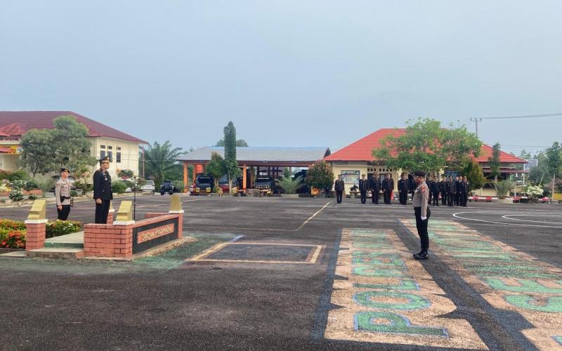 Wakapolres Kaur Pimpin Upacara Peringatan Hari Lahir Pancasila