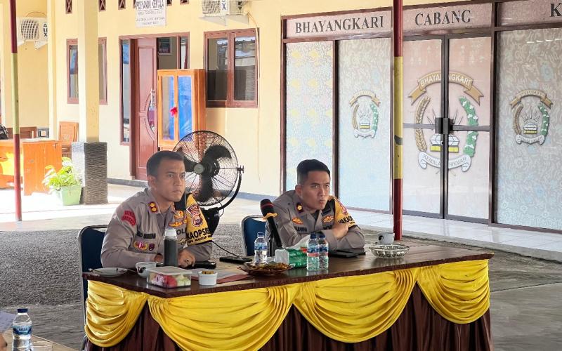 Jelang Pilkada Tahun 2024, Polres Kaur Laksanakan Rapat Persiapan Pengamanan Pilkada 