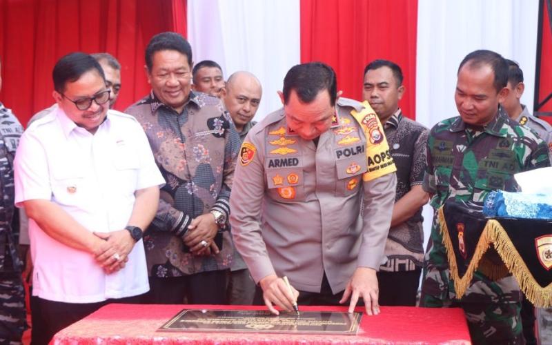 Kapolda Bengkulu Resmikan Fasilitas Air Bersih dalam Rangka HUT Bhayangkara ke 78