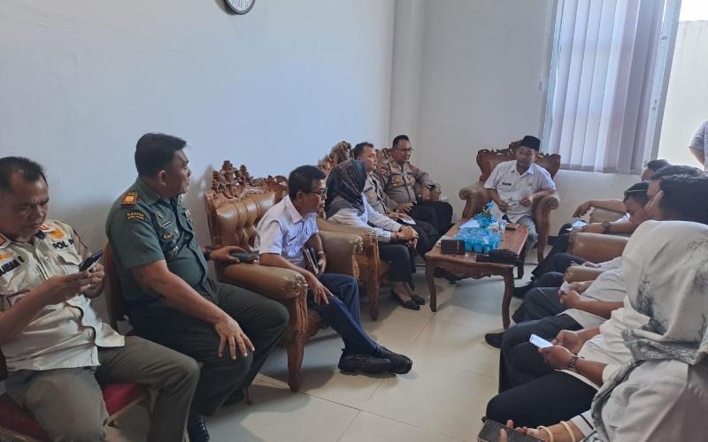 Dalam Rangka Memperingati HUT Bhayangkara Ke-78, Polres Kaur Rapat Persiapan Bersama Pemda Kaur