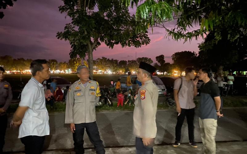 Anggota Polres Kaur dan Polsek Kaur Selatan Amankan Kepulangan Jamaah Haji Asal Kabupaten Kaur 