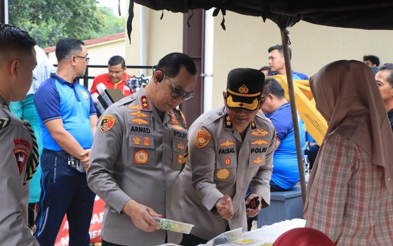Kapolda Bengkulu Tinjau Langsung Bazar UMKM dalam Rangka Peringatan Hari Bhayangkara ke-78