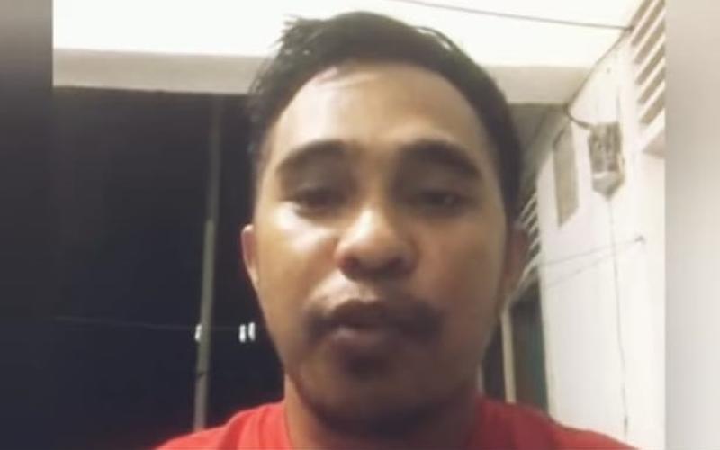 Achmad Akbar, Wakil ketua IKA (Ikatan Alumni) PMII Papua Barat  Daya, saat memberikan testimoninya pada Senin (22/07/2024).