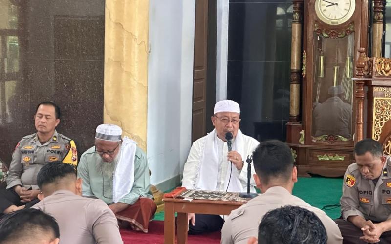 Tingkatkan Moral dan Spiritualitas dalam Pelaksanaan Tugas, Polres Kaur Gelar Binrohtal 